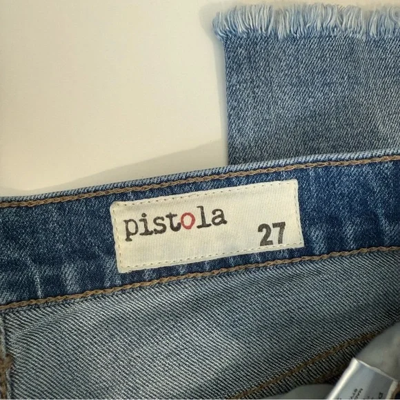 PISTOLA HIGH RISE DISTRESSED JEANS - Picture 5 of 8